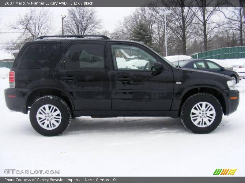 Black / Black 2007 Mercury Mariner Luxury 4WD