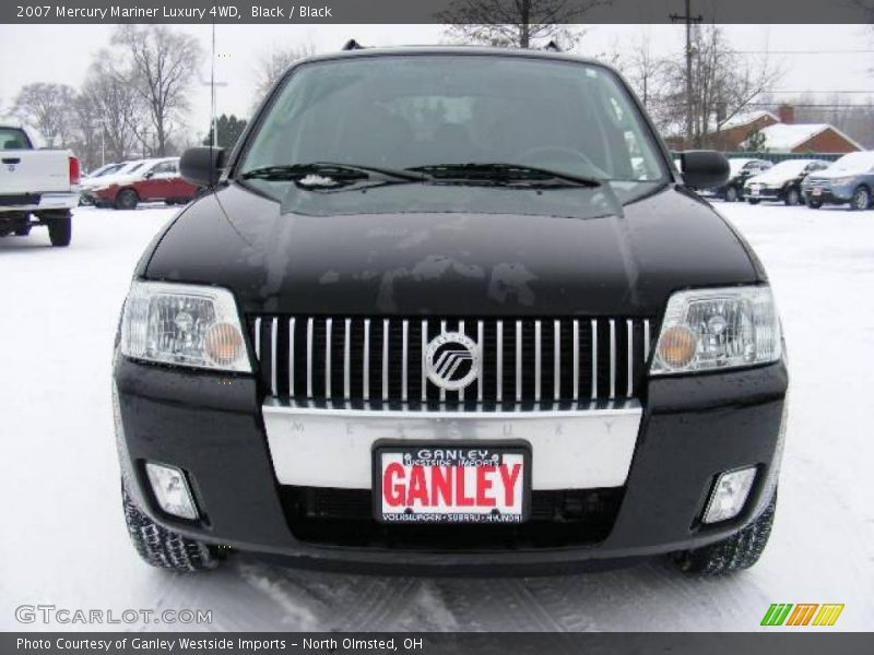 Black / Black 2007 Mercury Mariner Luxury 4WD