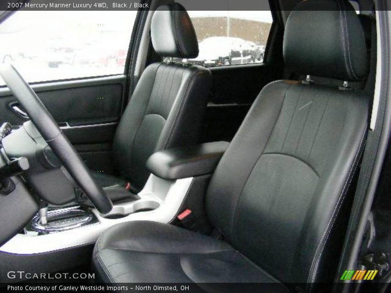 Black / Black 2007 Mercury Mariner Luxury 4WD
