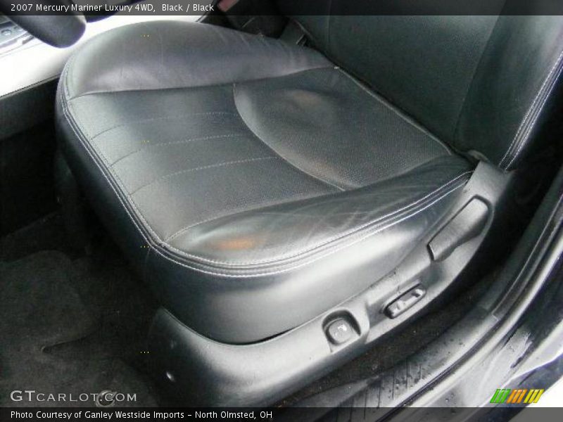 Black / Black 2007 Mercury Mariner Luxury 4WD