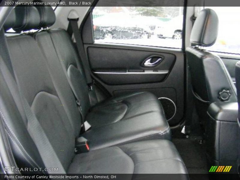 Black / Black 2007 Mercury Mariner Luxury 4WD