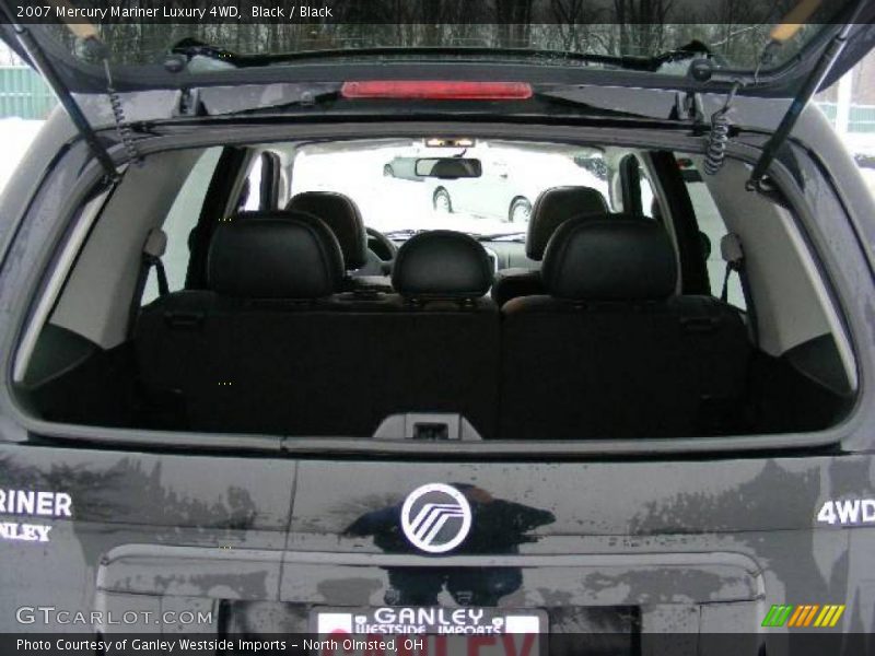 Black / Black 2007 Mercury Mariner Luxury 4WD