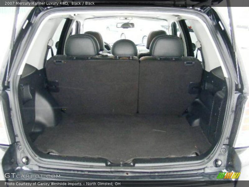 Black / Black 2007 Mercury Mariner Luxury 4WD
