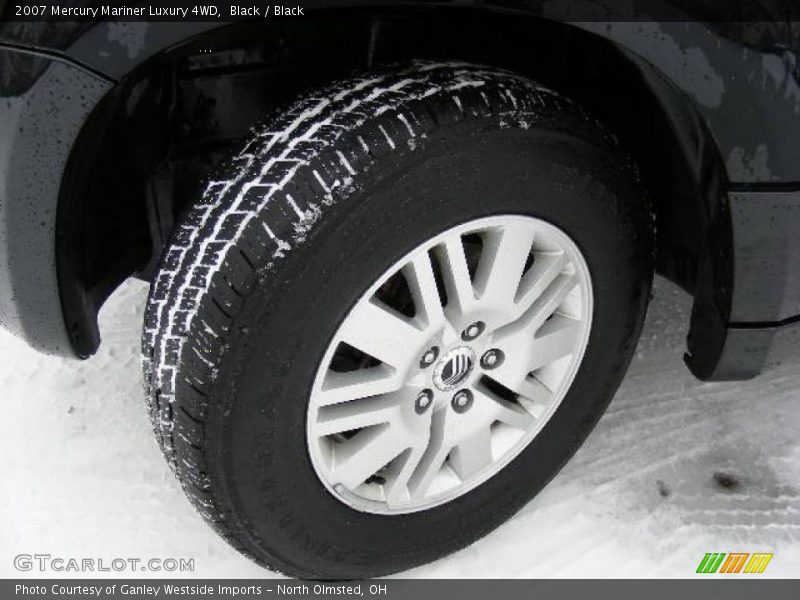 Black / Black 2007 Mercury Mariner Luxury 4WD