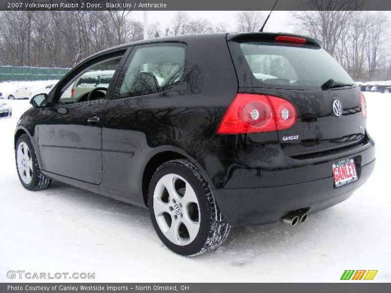Black Uni / Anthracite 2007 Volkswagen Rabbit 2 Door