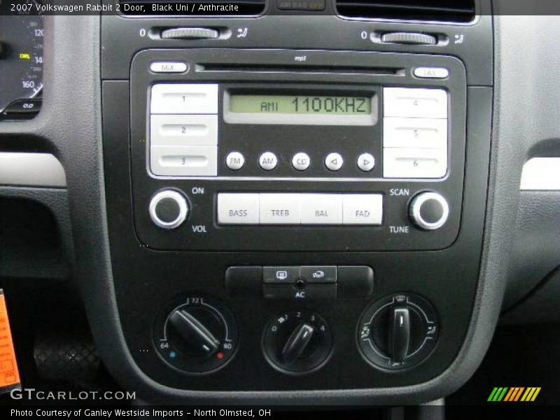 Black Uni / Anthracite 2007 Volkswagen Rabbit 2 Door