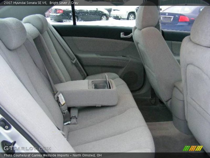 Bright Silver / Gray 2007 Hyundai Sonata SE V6