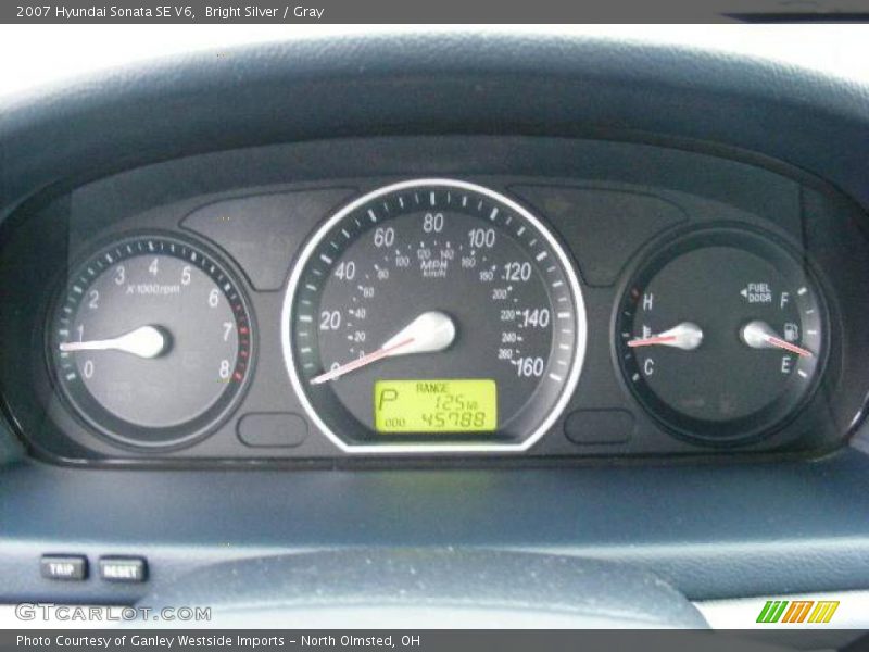 Bright Silver / Gray 2007 Hyundai Sonata SE V6