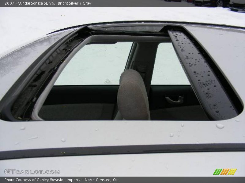Bright Silver / Gray 2007 Hyundai Sonata SE V6