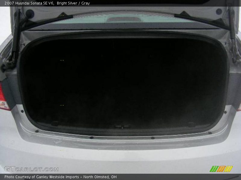 Bright Silver / Gray 2007 Hyundai Sonata SE V6