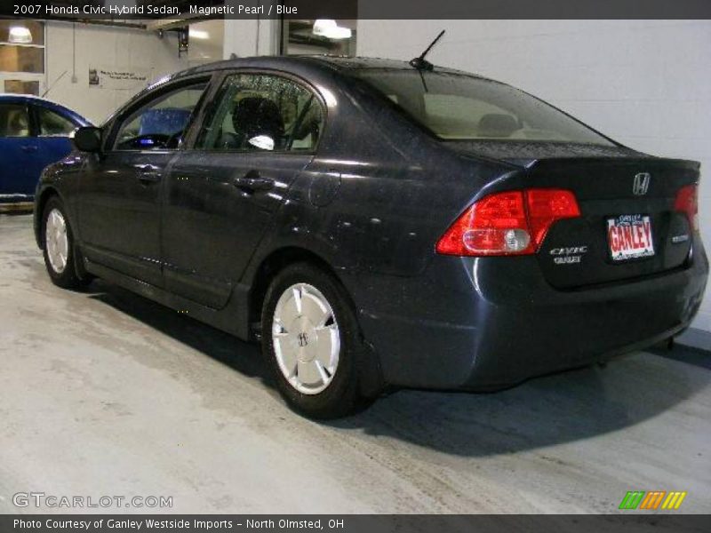 Magnetic Pearl / Blue 2007 Honda Civic Hybrid Sedan