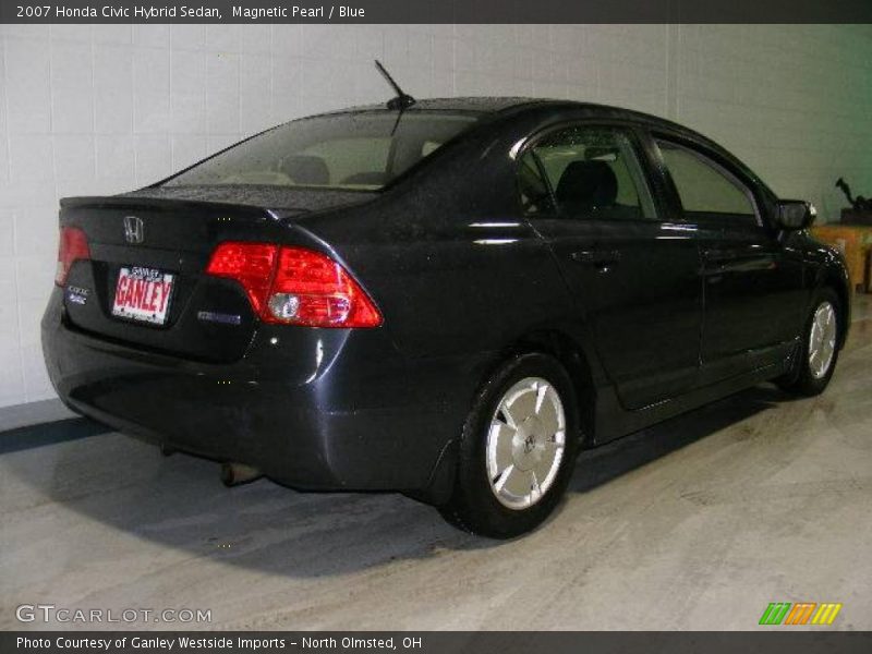 Magnetic Pearl / Blue 2007 Honda Civic Hybrid Sedan