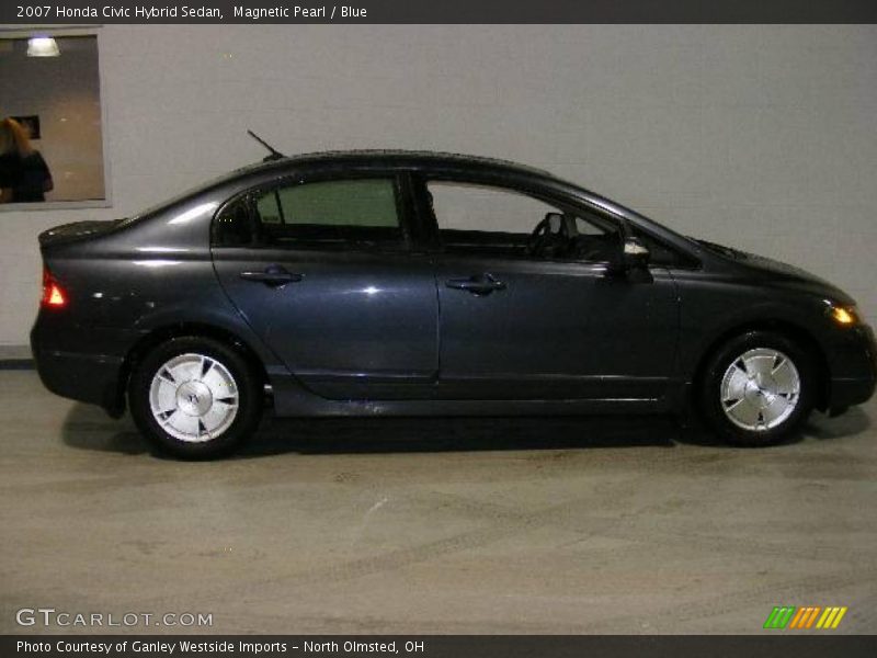 Magnetic Pearl / Blue 2007 Honda Civic Hybrid Sedan