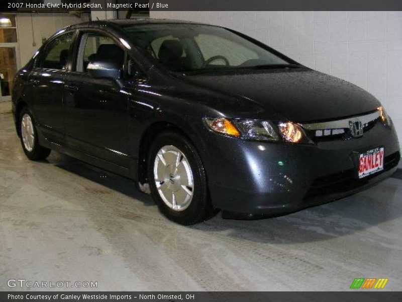 Magnetic Pearl / Blue 2007 Honda Civic Hybrid Sedan