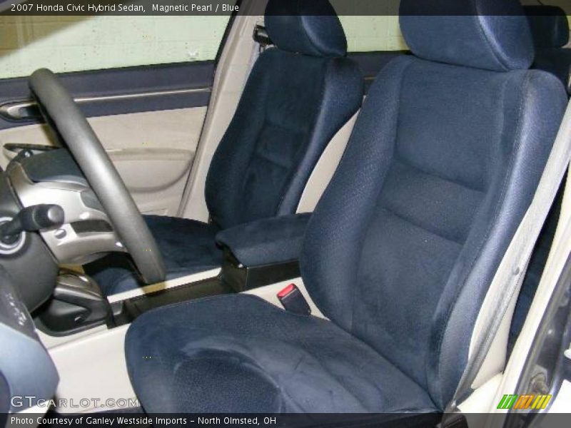 Magnetic Pearl / Blue 2007 Honda Civic Hybrid Sedan