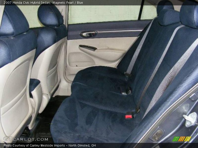 Magnetic Pearl / Blue 2007 Honda Civic Hybrid Sedan