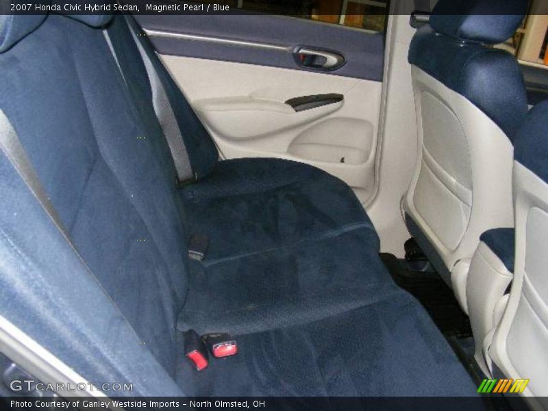 Magnetic Pearl / Blue 2007 Honda Civic Hybrid Sedan