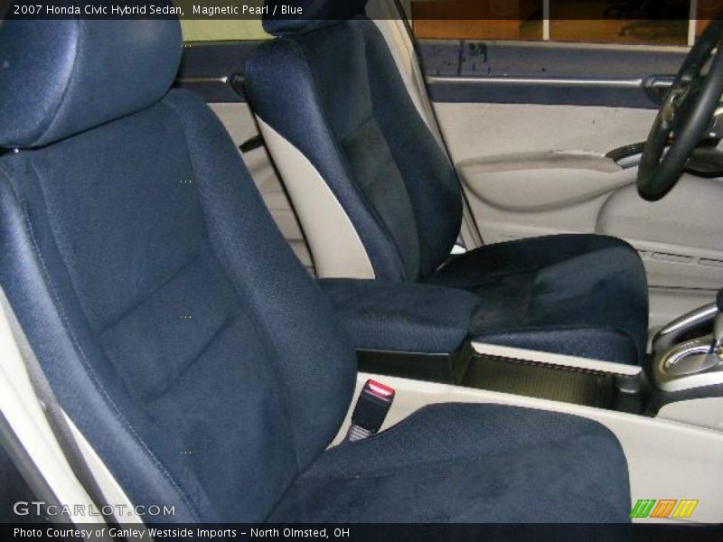 Magnetic Pearl / Blue 2007 Honda Civic Hybrid Sedan