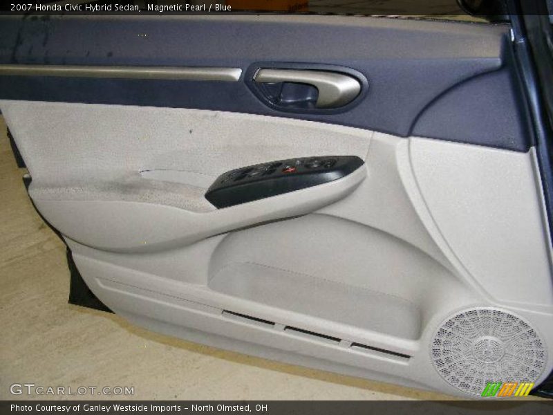 Magnetic Pearl / Blue 2007 Honda Civic Hybrid Sedan