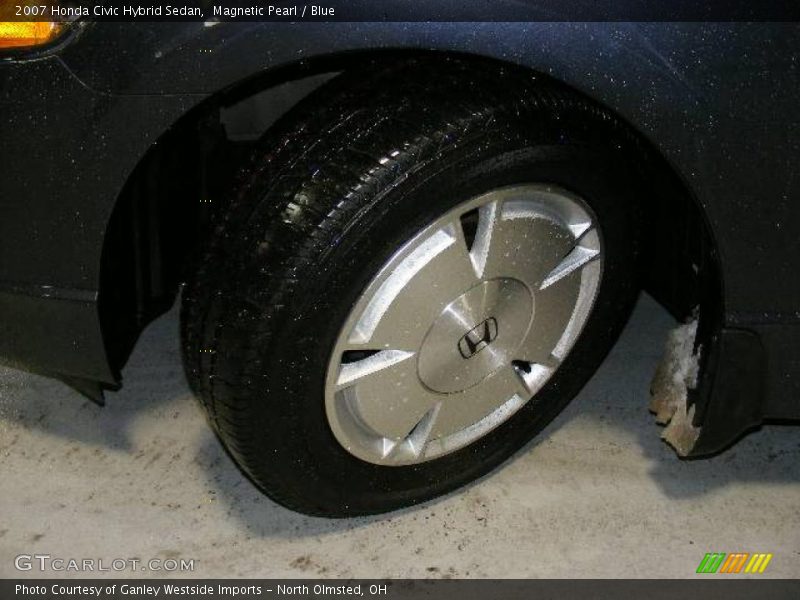 Magnetic Pearl / Blue 2007 Honda Civic Hybrid Sedan