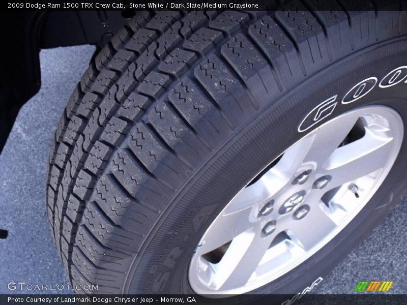 Stone White / Dark Slate/Medium Graystone 2009 Dodge Ram 1500 TRX Crew Cab
