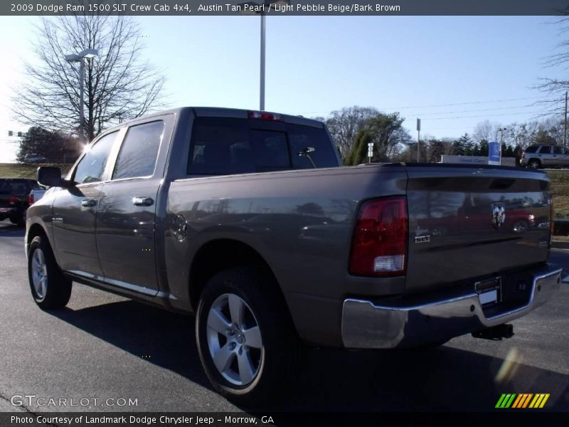 Austin Tan Pearl / Light Pebble Beige/Bark Brown 2009 Dodge Ram 1500 SLT Crew Cab 4x4