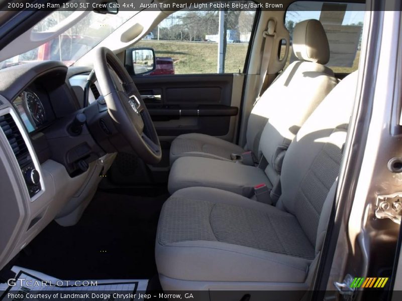 Austin Tan Pearl / Light Pebble Beige/Bark Brown 2009 Dodge Ram 1500 SLT Crew Cab 4x4