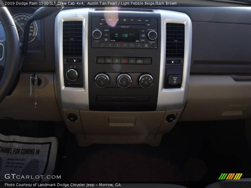 Austin Tan Pearl / Light Pebble Beige/Bark Brown 2009 Dodge Ram 1500 SLT Crew Cab 4x4