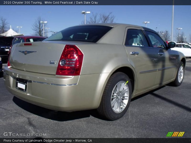 White Gold Pearlcoat / Dark Slate Gray 2010 Chrysler 300 Touring