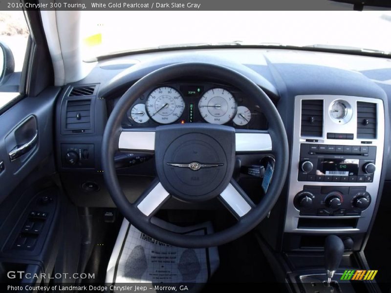 White Gold Pearlcoat / Dark Slate Gray 2010 Chrysler 300 Touring