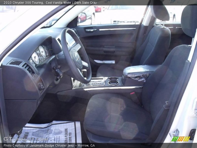 Cool Vanilla White / Dark Slate Gray 2010 Chrysler 300 Touring