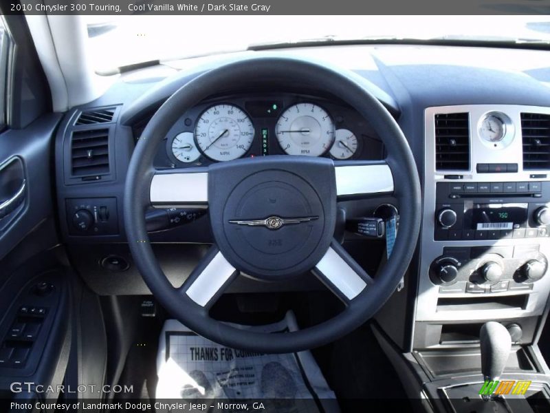 Cool Vanilla White / Dark Slate Gray 2010 Chrysler 300 Touring