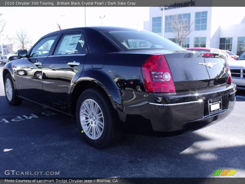 Brilliant Black Crystal Pearl / Dark Slate Gray 2010 Chrysler 300 Touring