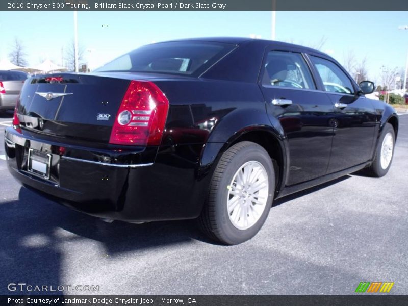 Brilliant Black Crystal Pearl / Dark Slate Gray 2010 Chrysler 300 Touring