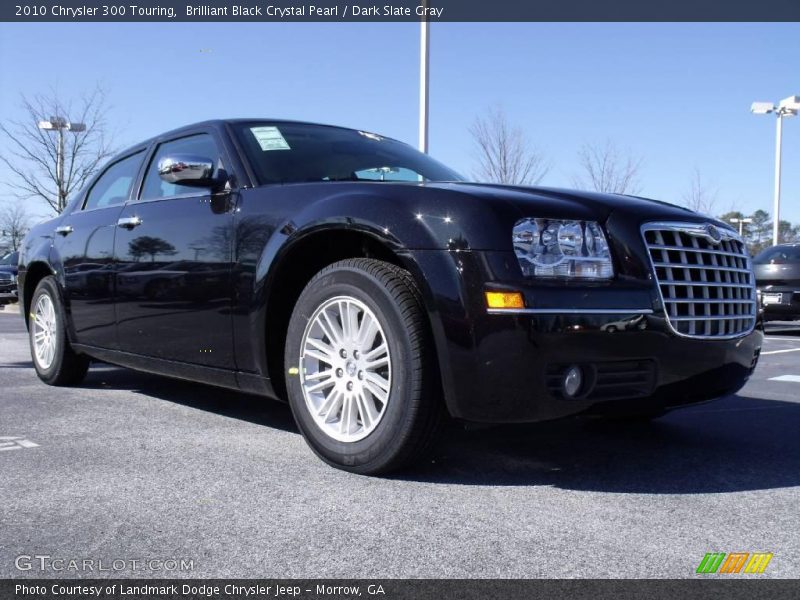 Brilliant Black Crystal Pearl / Dark Slate Gray 2010 Chrysler 300 Touring