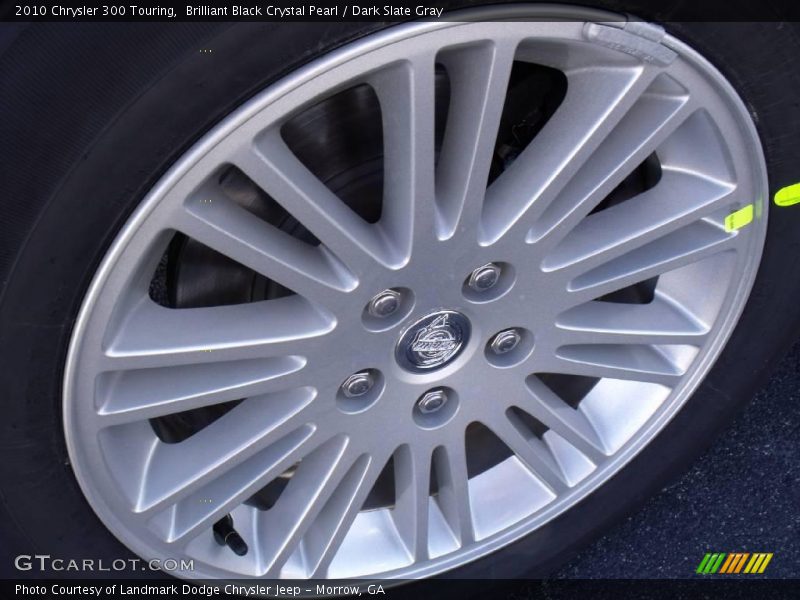 Brilliant Black Crystal Pearl / Dark Slate Gray 2010 Chrysler 300 Touring