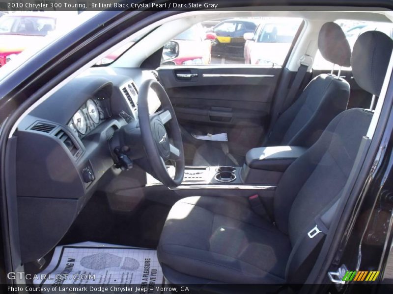 Brilliant Black Crystal Pearl / Dark Slate Gray 2010 Chrysler 300 Touring
