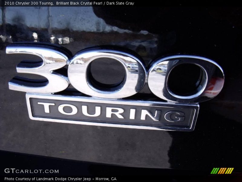 Brilliant Black Crystal Pearl / Dark Slate Gray 2010 Chrysler 300 Touring