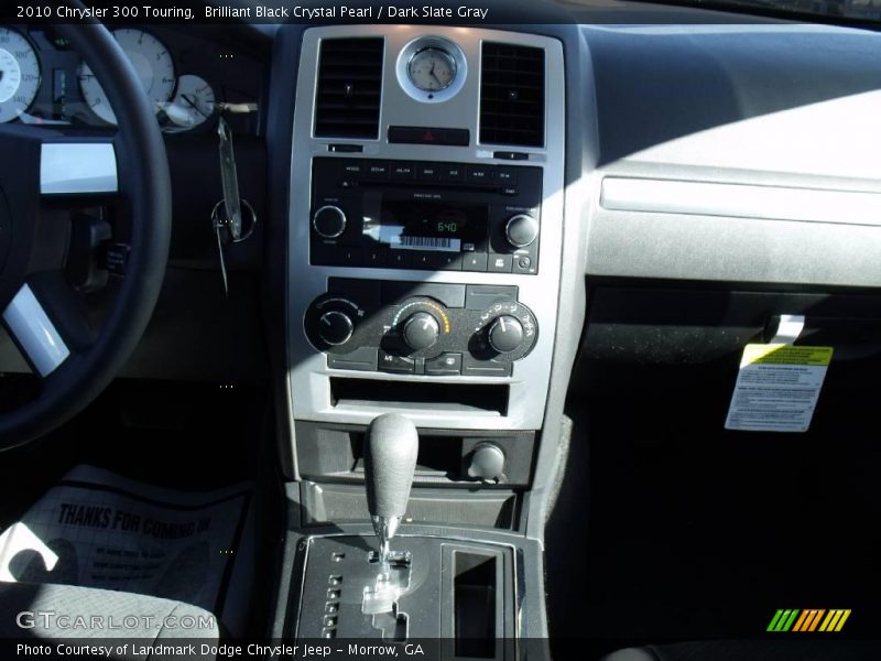 Brilliant Black Crystal Pearl / Dark Slate Gray 2010 Chrysler 300 Touring