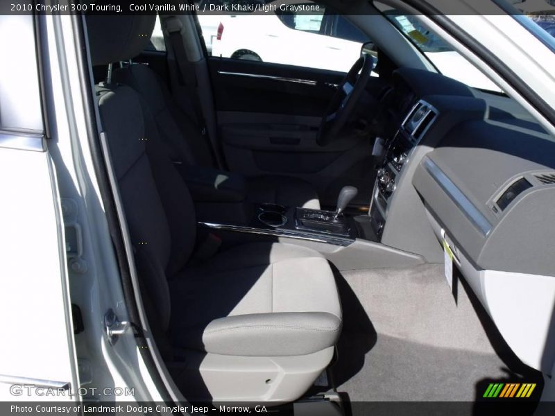 Cool Vanilla White / Dark Khaki/Light Graystone 2010 Chrysler 300 Touring
