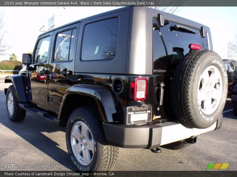Black / Dark Slate Gray/Medium Slate Gray 2010 Jeep Wrangler Unlimited Sahara 4x4