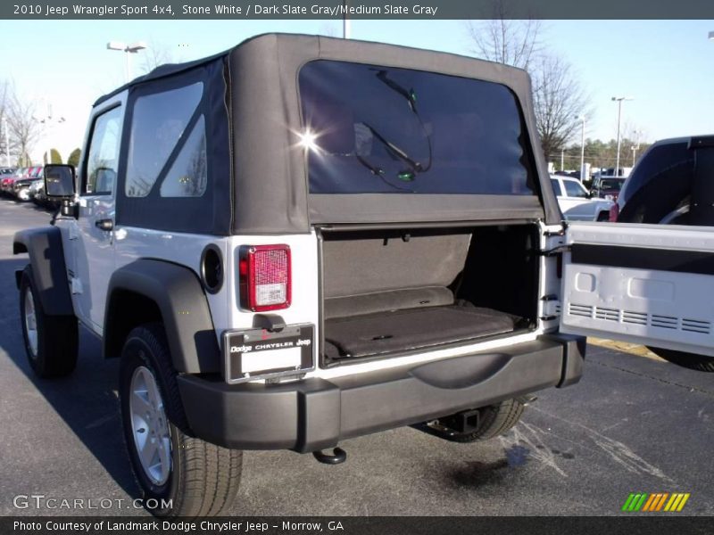 Stone White / Dark Slate Gray/Medium Slate Gray 2010 Jeep Wrangler Sport 4x4