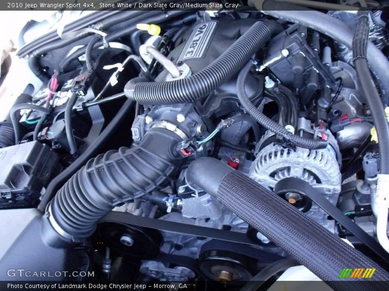 Stone White / Dark Slate Gray/Medium Slate Gray 2010 Jeep Wrangler Sport 4x4