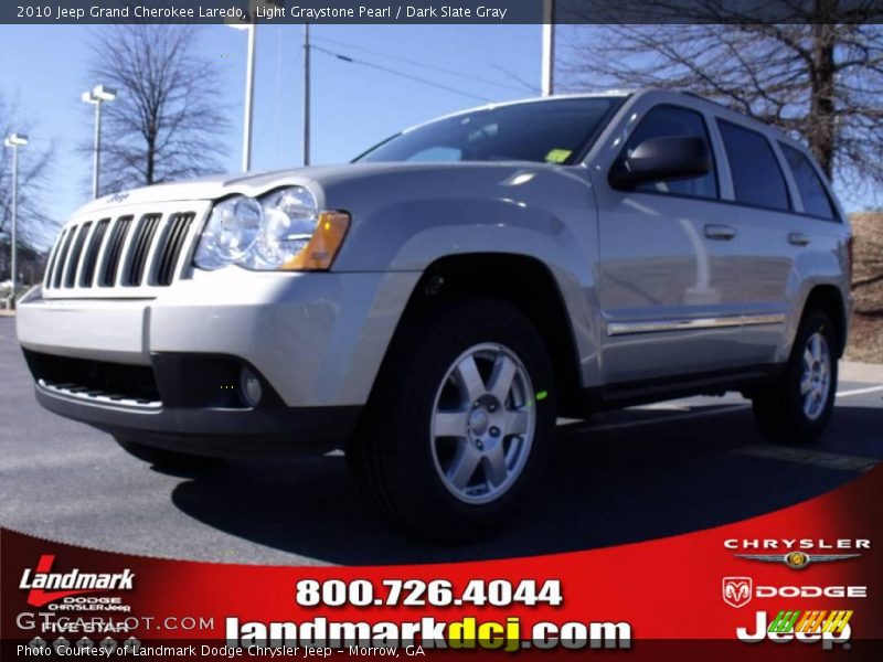 Light Graystone Pearl / Dark Slate Gray 2010 Jeep Grand Cherokee Laredo