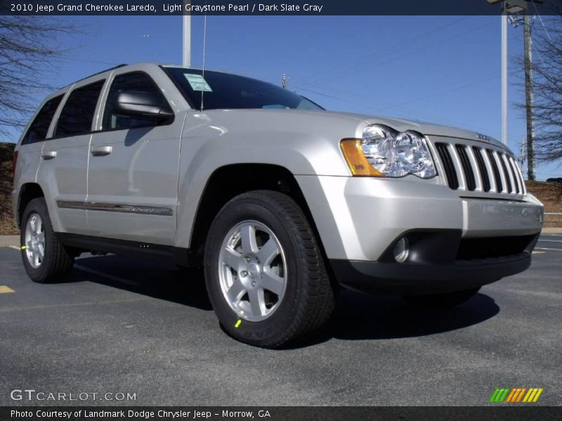 Light Graystone Pearl / Dark Slate Gray 2010 Jeep Grand Cherokee Laredo