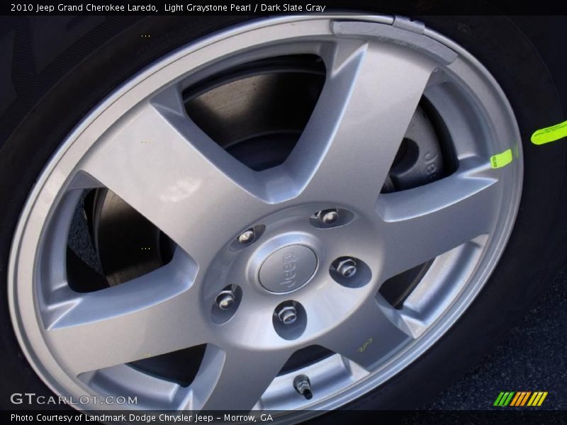 Light Graystone Pearl / Dark Slate Gray 2010 Jeep Grand Cherokee Laredo