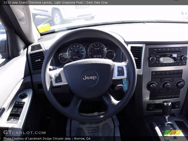Light Graystone Pearl / Dark Slate Gray 2010 Jeep Grand Cherokee Laredo