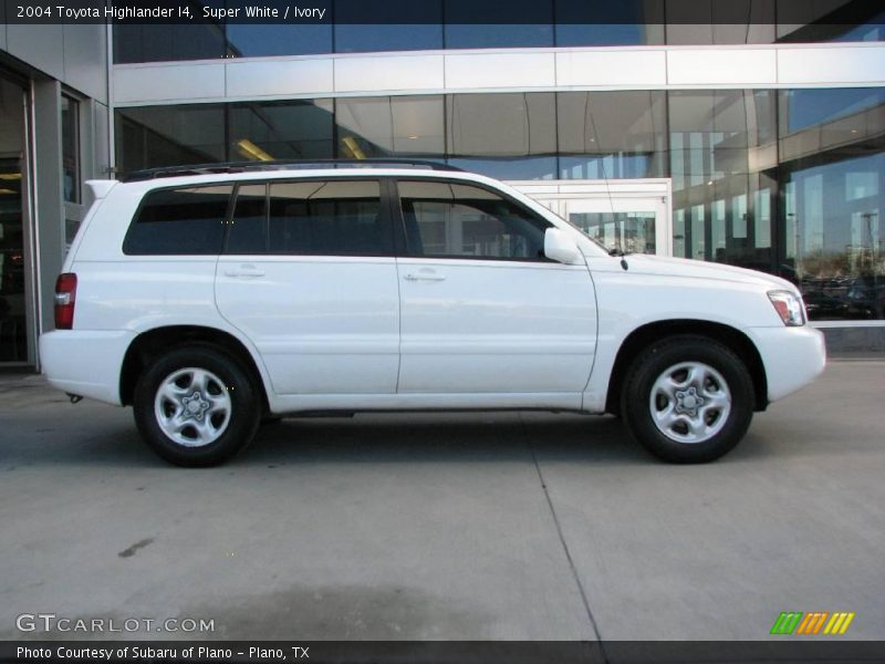 Super White / Ivory 2004 Toyota Highlander I4