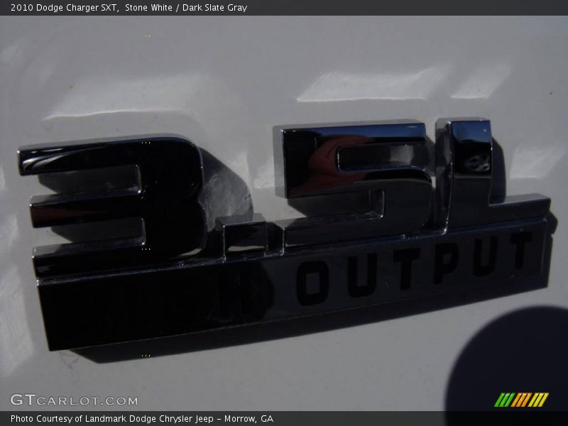 Stone White / Dark Slate Gray 2010 Dodge Charger SXT