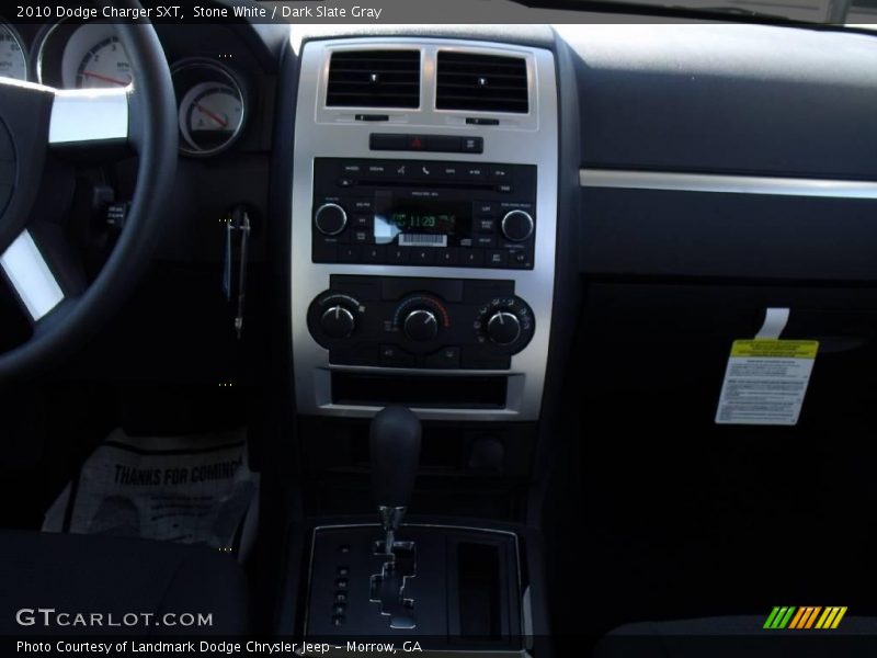 Stone White / Dark Slate Gray 2010 Dodge Charger SXT